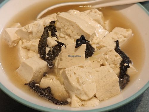 Tofu soup at Ask Tea House Suzhai - 问·茶舍·素斋 in Chizhou