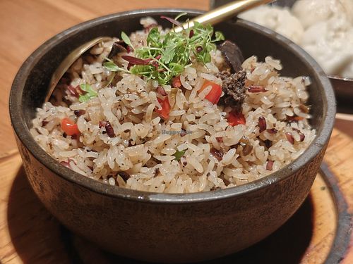 Black truffle fried rice at Qing Chun by Perma - 慶春樸門 in Hangzhou