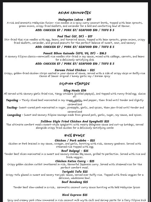 CK Underground Filo-Asian Food Hub