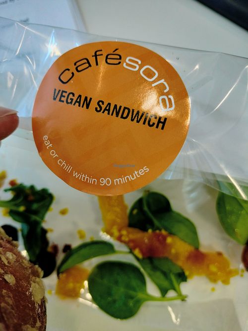 The Vegan Sandwich at Cafe Sora in Dublin