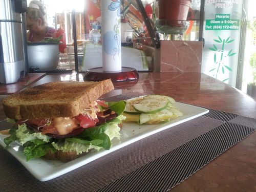 lunch is served at Frutilandia Fresh in San Jose Del Cabo