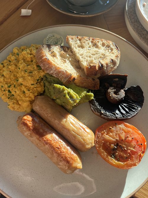 Plant-based breakfast  at Rockwater Branksome Roof Terrace in Poole
