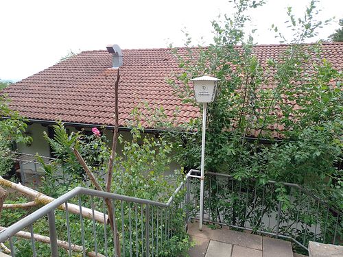 Die Wanderhütte von oben at Wanderhütte Waldschenke Ludwigsbrunnen in Neustadt