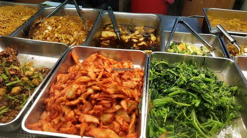 Buffet selection at Eight Immortals Vegetarian 八仙素食园 - NUH in West Singapore