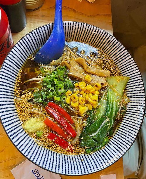 Vegan noodle soup   at Wokyo Noodle Bar Al Seef  in Dubai