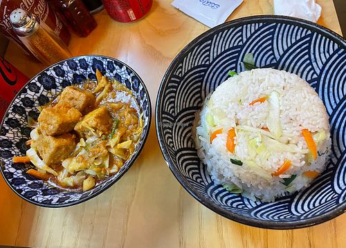 Tofu with ricee  at Wokyo Noodle Bar Al Seef  in Dubai