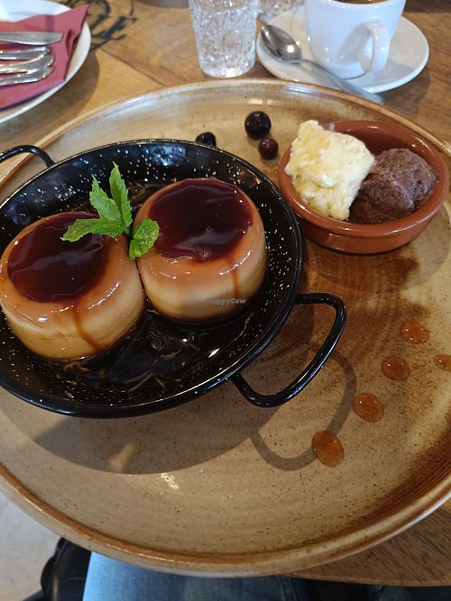 Flan at El Corazon in Zoutelande