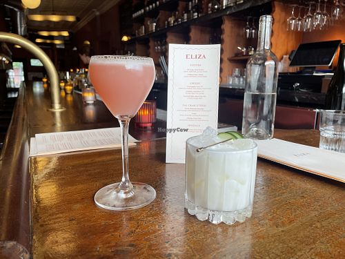Just Like That and Milk Maid cocktails 🤤  at Eliza in Kingston