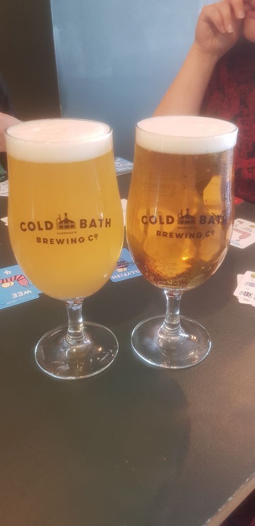 Rain Dance IPA and Hand Crafted Lager at Cold Bath Brewing Co  in Harrogate