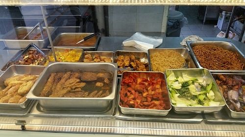 buffet spread at Eight Immortals Vegetarian 八仙素食园 - Boon Lay Place in West Singapore