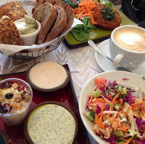 Vegan Breakfast at Cafe Louise - Rothschild in Tel Aviv