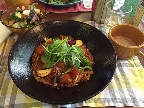 vegan gumbo  at The PINK WEED Cafe in Kobe