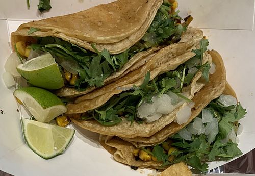 Vegan tacos  at Taco Mike's in Milwaukee