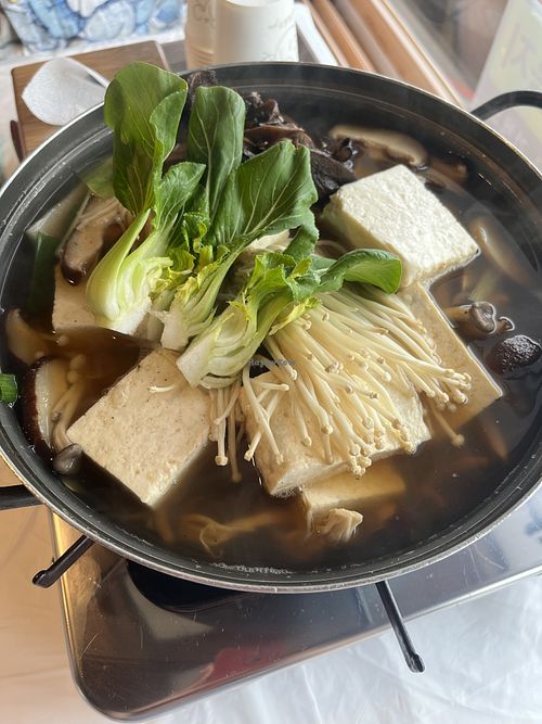 Neung-i mushroom stew  at Wonmajung - 원마중 in Gyeongju