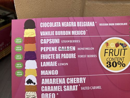 Menu  at Heiss & Eis 2 in Sibiu