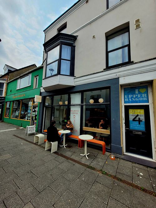Reubens Coffee House Outside at Reubens Coffee House  in Bangor
