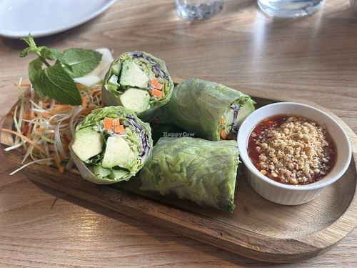 Avocado summer rolls   at Chanapa in Tullamore