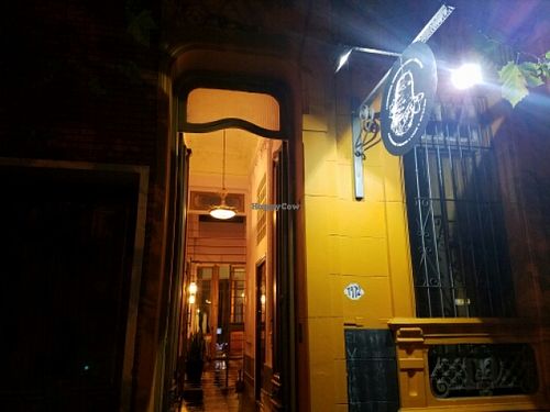 entrance  at La Papa in Montevideo