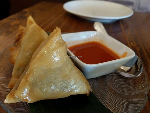 Sambusas at Burma Superstar in San Francisco