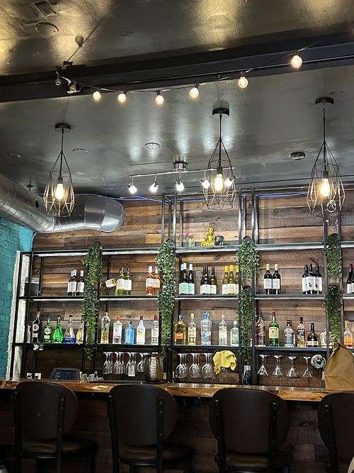 Cute bar  at IMM Thai Kitchen  in Toronto