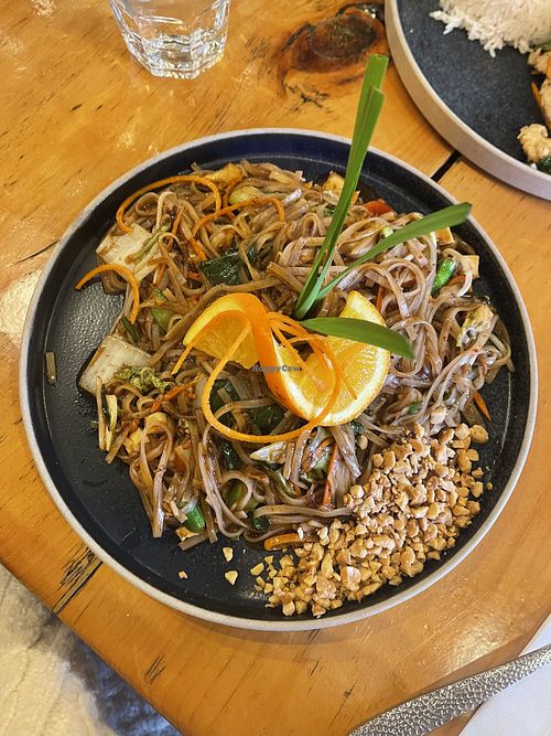 vegan pad thai  at IMM Thai Kitchen  in Toronto