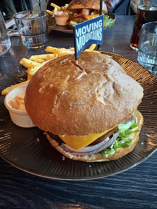 Moving mountains hamburguer  at Brass Kitchen & Bar in Reykjavik