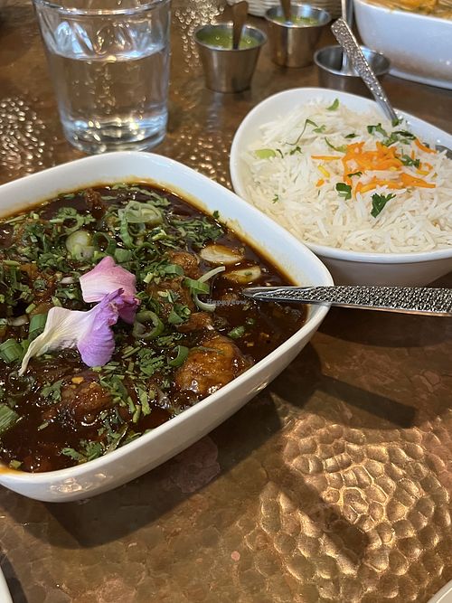 Gobi Manchurian gravyy  at The Mint Room in Bel Air