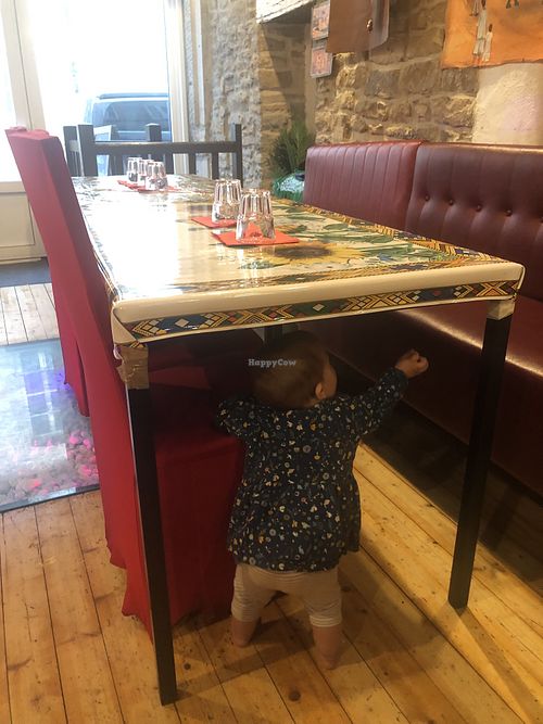 The tables  at Hidmona in Dijon