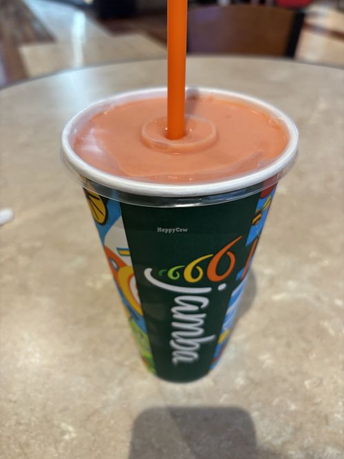 mega mango + soy protein  at Jamba in Des Peres