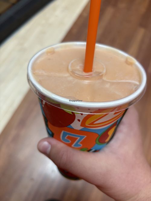 peach perfection + soy protein! at Jamba in Des Peres