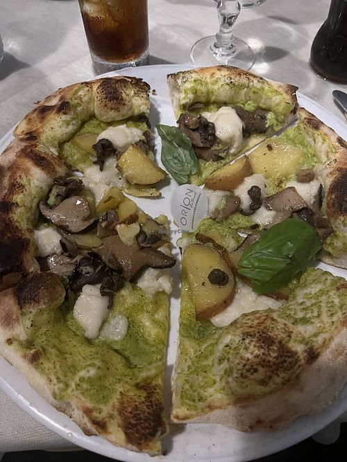 Pizza montana   at Orion La Veranda in Orosei