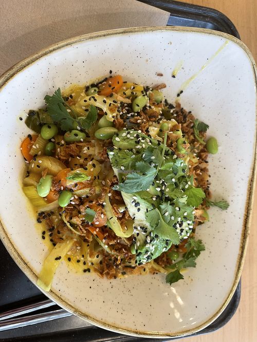 Yellow Avocado Curry  at Dean & David - Bahnhof Kassel-Wilhelmshöhe in Kassel