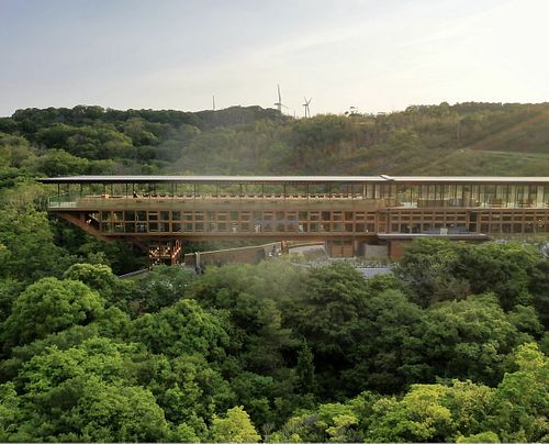 Building (from the website pic)  at Zenbo Seinei 禅坊 靖寧 in Awaji