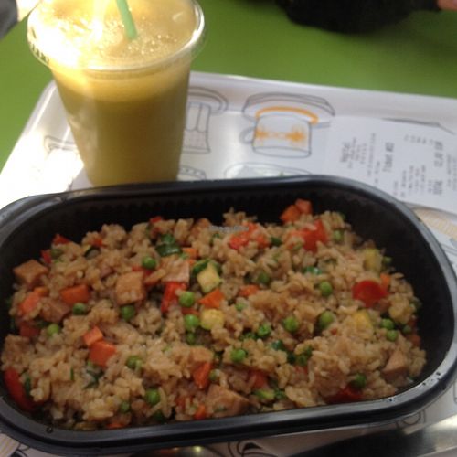 Daily Menu (Vegan Rice) + Kale Mix at Vegitai in Paris
