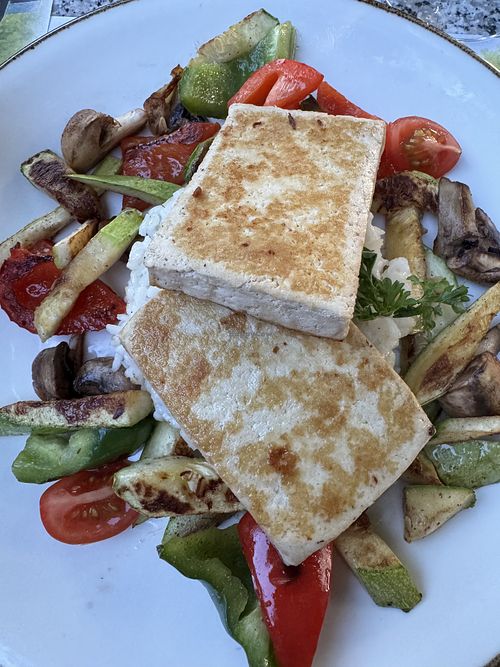 Tofu steak  at Paligo Palata in Subotica