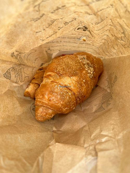 Vegan croissants  at Caffè Pascucci Shop in Riccione