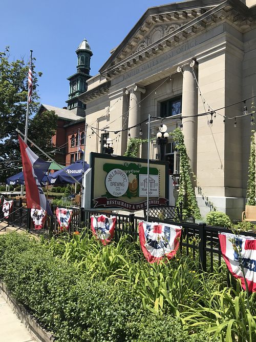 Facade  at Willimantic Brewing and Main Street Cafe in Willimantic