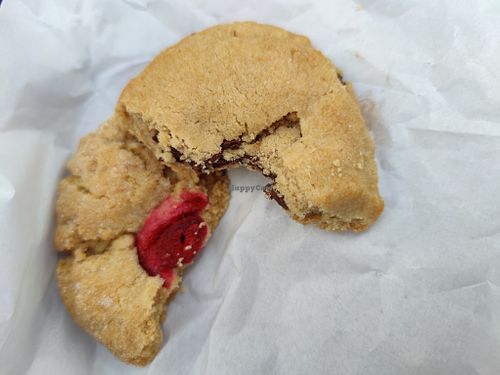 My half-eaten vegan cookies! at Wicked Cookies  in Leamington Spa