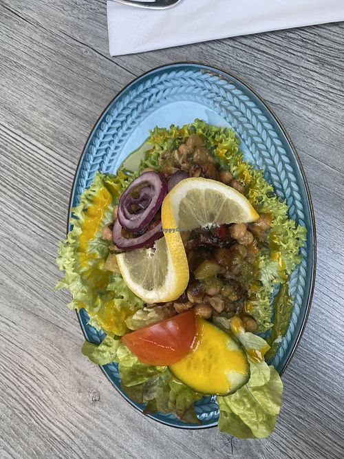 Kichererbsensalat  at Indian Palace Restaurant in Salzburg