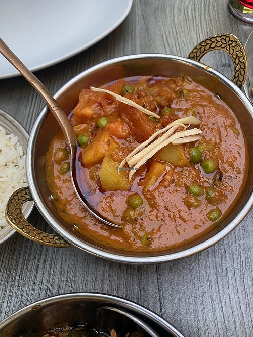 Kartoffel u. Erbse  at Indian Palace Restaurant in Salzburg