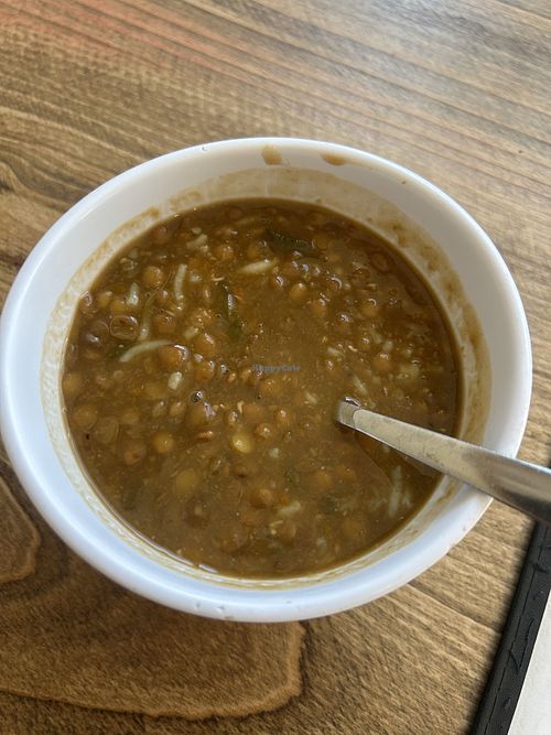 Lentil soup - so good!   at Wally's Cafe in Rocklin