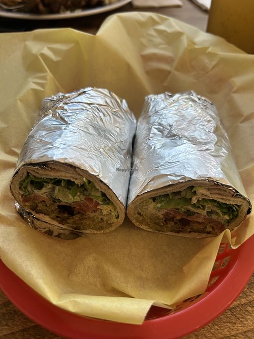 Falafel wrap   at Wally's Cafe in Rocklin