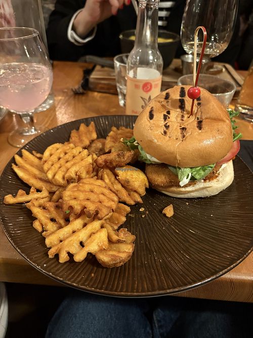vegan burguer  at Íslenski Barinn in Reykjavik