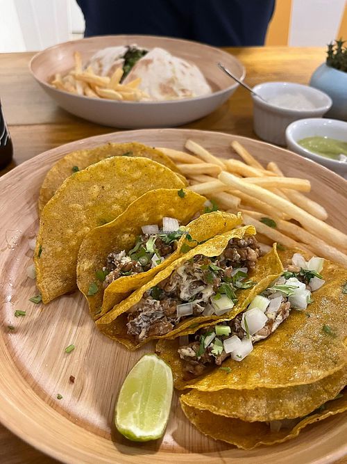 Tacos Mina  at Karuna Vegano in Tampico