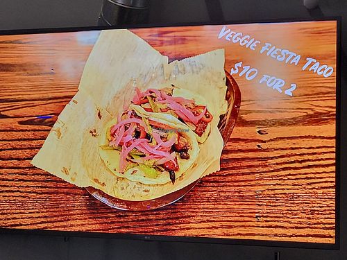 Veggie tacos at Transparent Brewing Company in Grandview