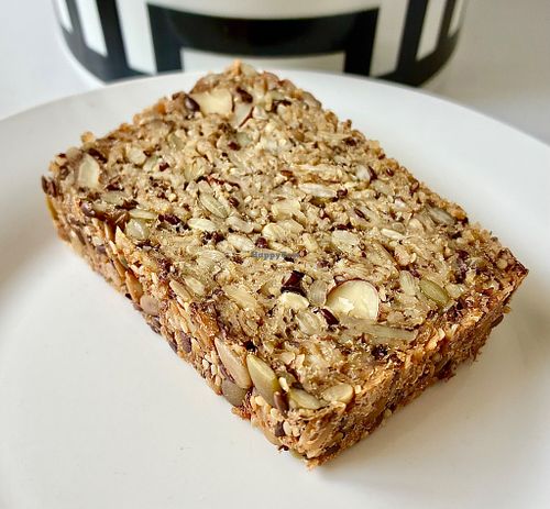 Nut and seed slice  at Birch Bakery in Dubai