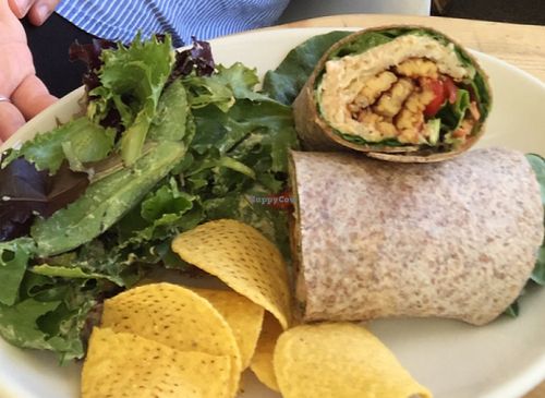 tempeh Reuben wrap was so fresh and packed with flavor. very impressed  at Seedz Cafe in St Louis
