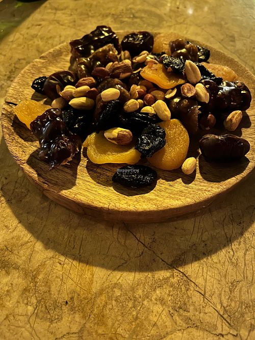 Assorted nuts and dried fruit. at Shavi Lomi - შავი ლომი in Tbilisi