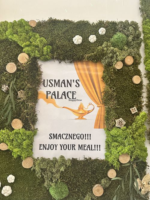 Usmans palace enjoy your meal  at Usman's Palace in Poznan
