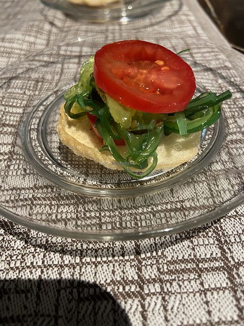 Amouse bouch  at Fugu in Turin